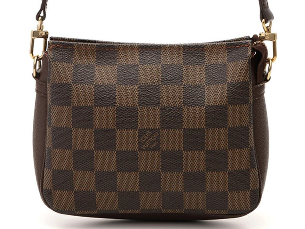 LOUIS VUITTON Bag Pouch Clutch handle Trousse Makeup Damier